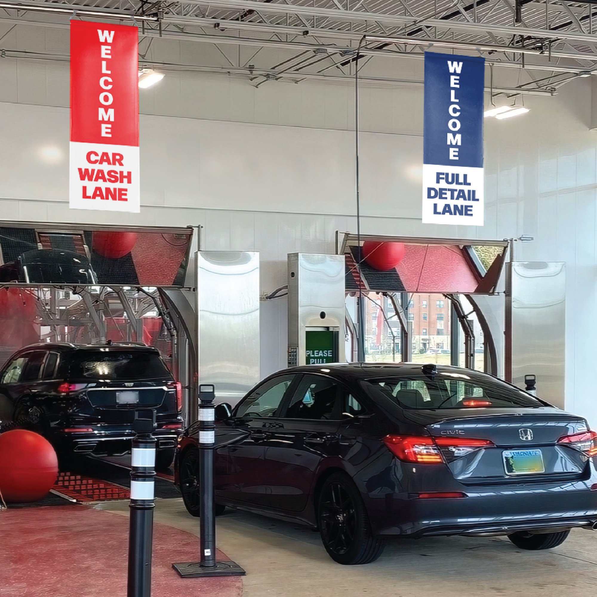 Car Wash Hanging Banner image