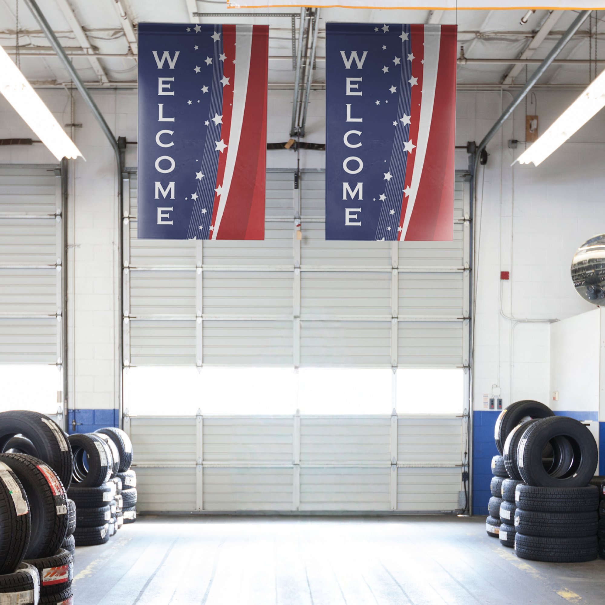 TireShop Indoor Banner TireShop Indoor Banner
