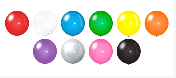 balloon colors image